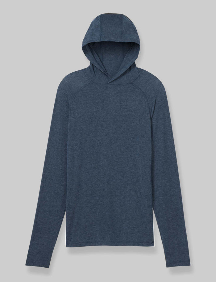 Downtime Hoodie::Dress Blues Heather::Swatch