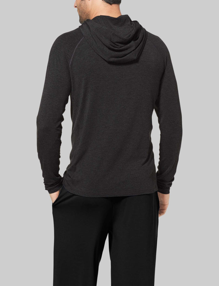 Downtime Hoodie::Charcoal Heather