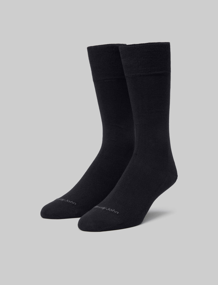 Dress Crew Sock (3-Pack)::Black