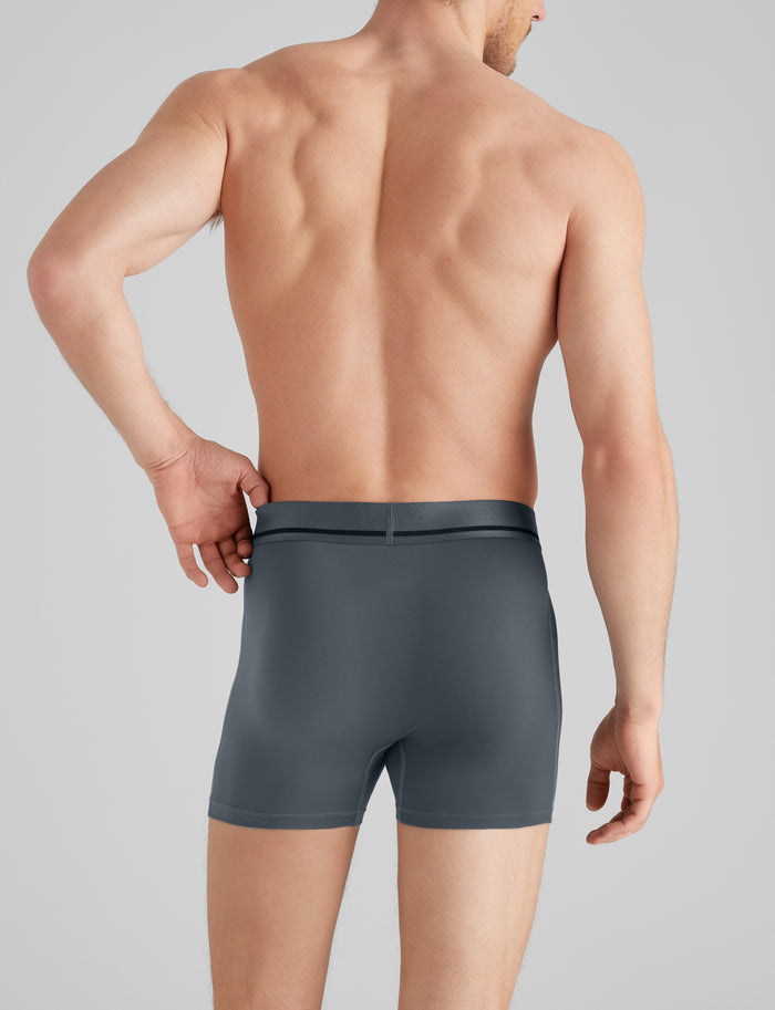DriComfort® Geo 365 Mid-Length Boxer Brief 6"::Turbulence