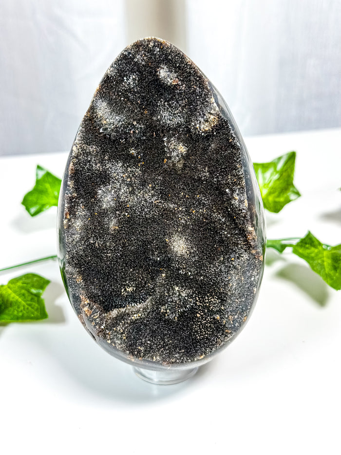 Druzy Septarian Geode Egg (85B)