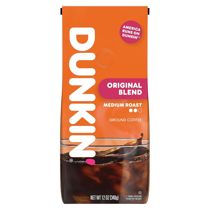 Dunkin' Original Blend Ground Coffee - 12 oz - 6 Pack