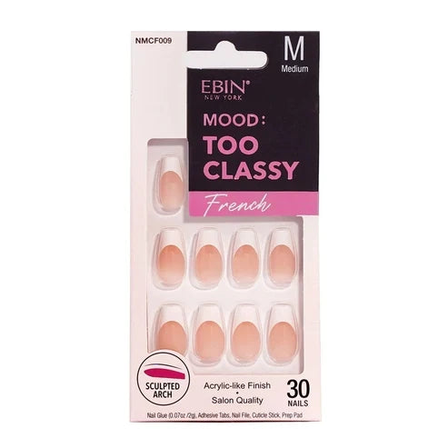 EBIN Mood Too Classy French Nail Tips