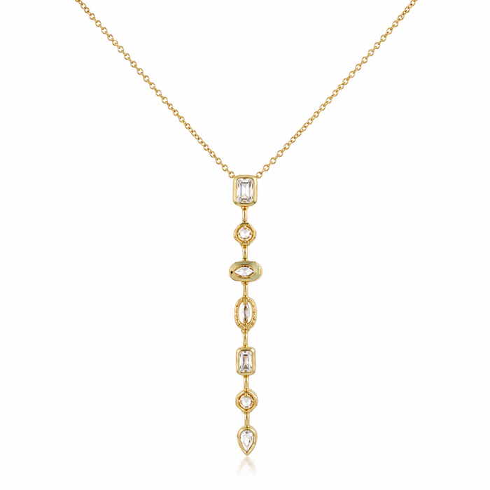 Elegant Crystal Drop Necklace