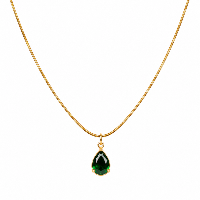 Elegant Teradrop Pendant Necklace