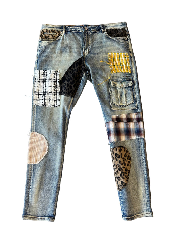 Embellish Patch Denim