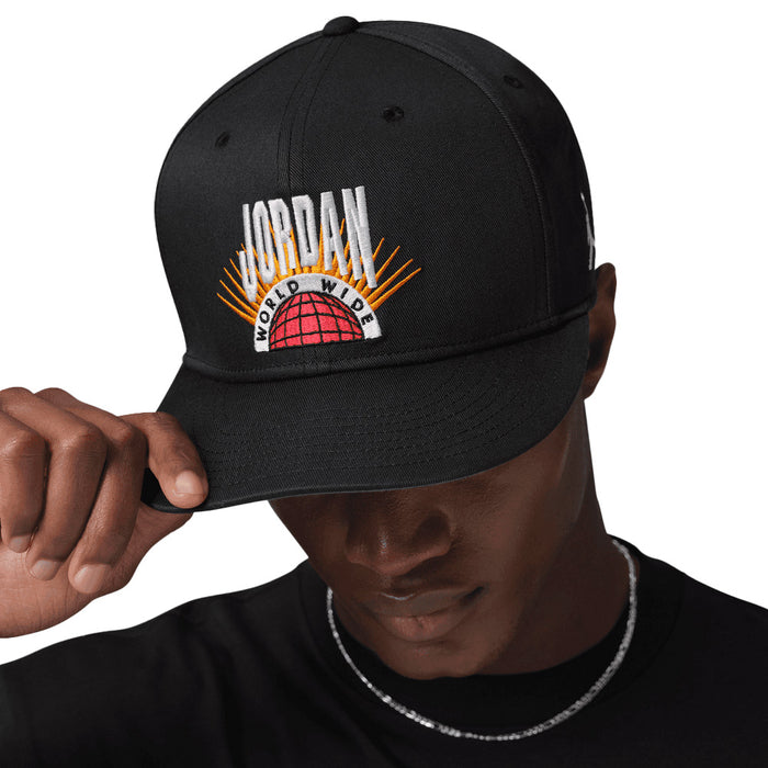 Jordan Essentials Pro Structured Flat Bill Hat 'Black'