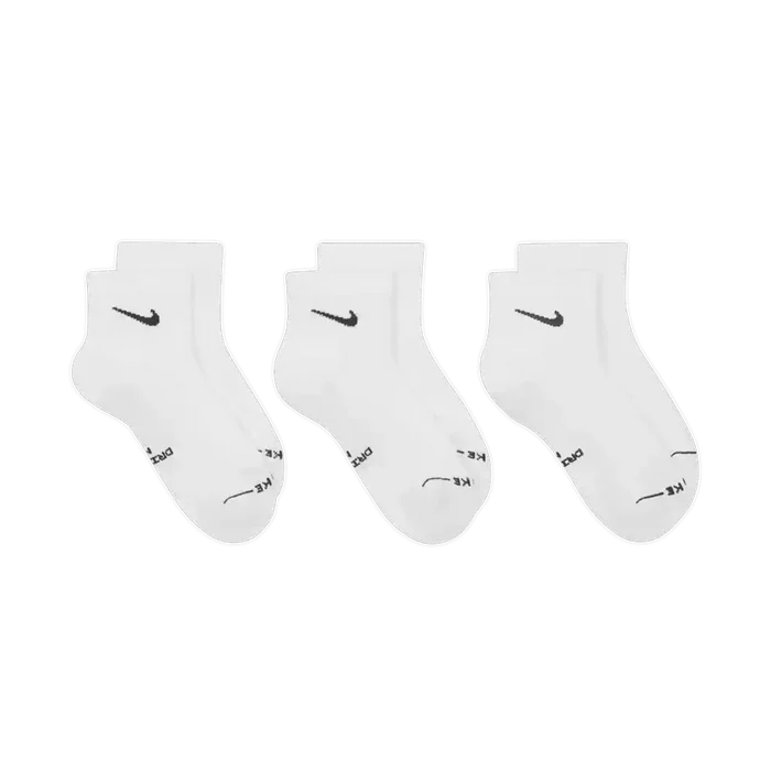 Everyday Elevated Ankle Socks (3 Pairs) 'White'