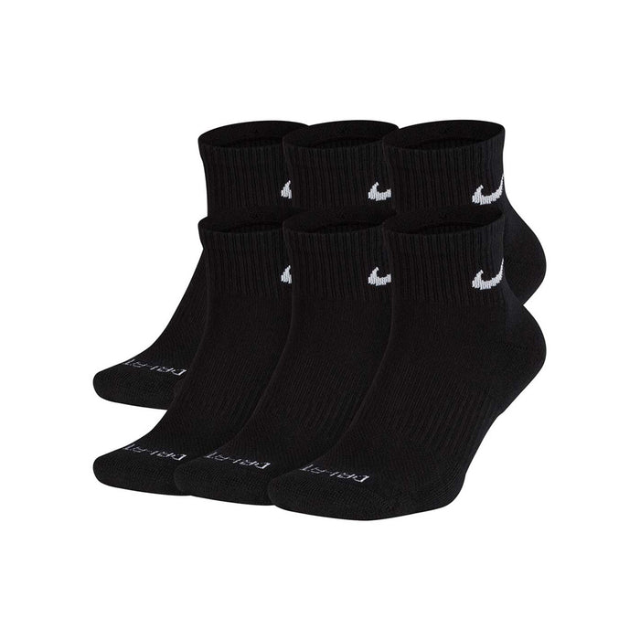Everyday Plus Cushioned Training Ankle Socks (6 Pairs) 'Black'