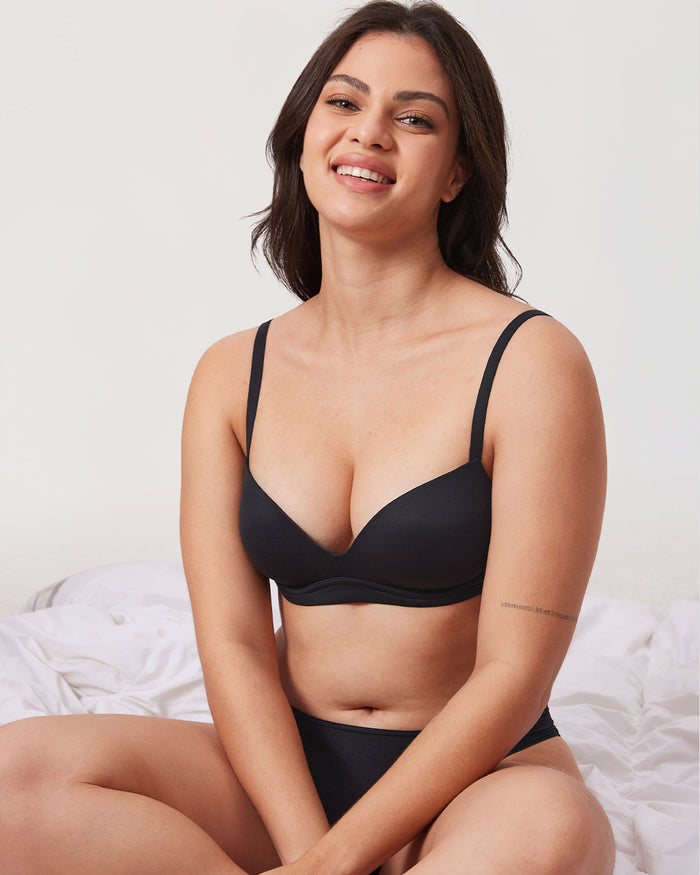 Women's Everyday Push Up Bra Black