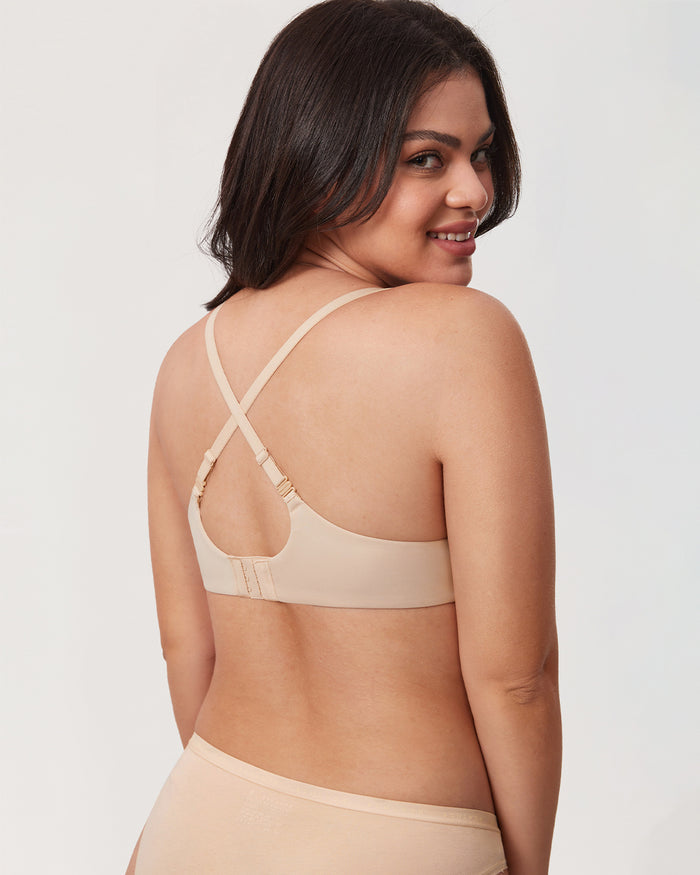Women's Everyday Push Up Bra Beige