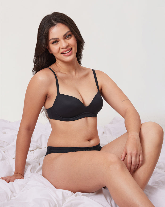 Women's Everyday Push Up Bra Black