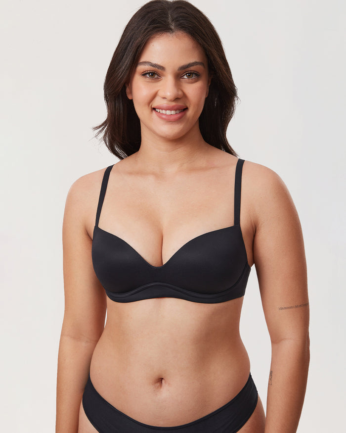 Women's Everyday Push Up Bra Black