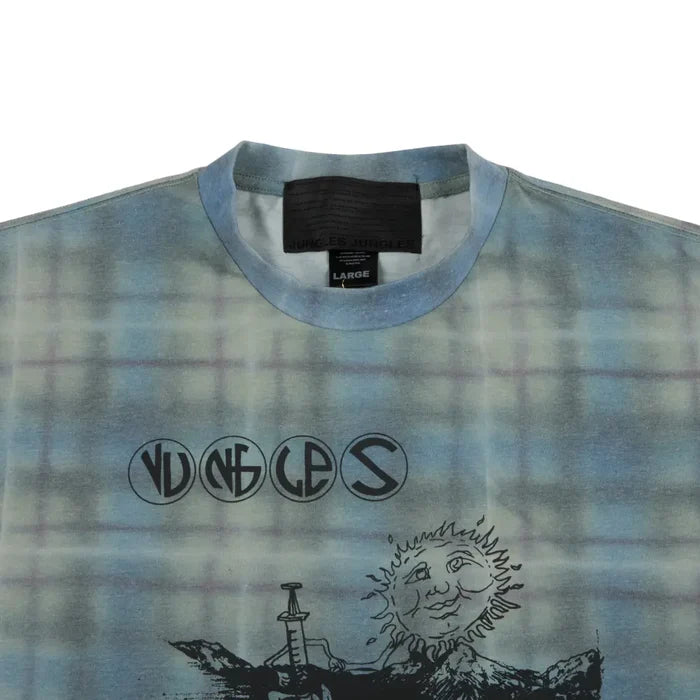 Field of Daisies Tee 'Plaid'