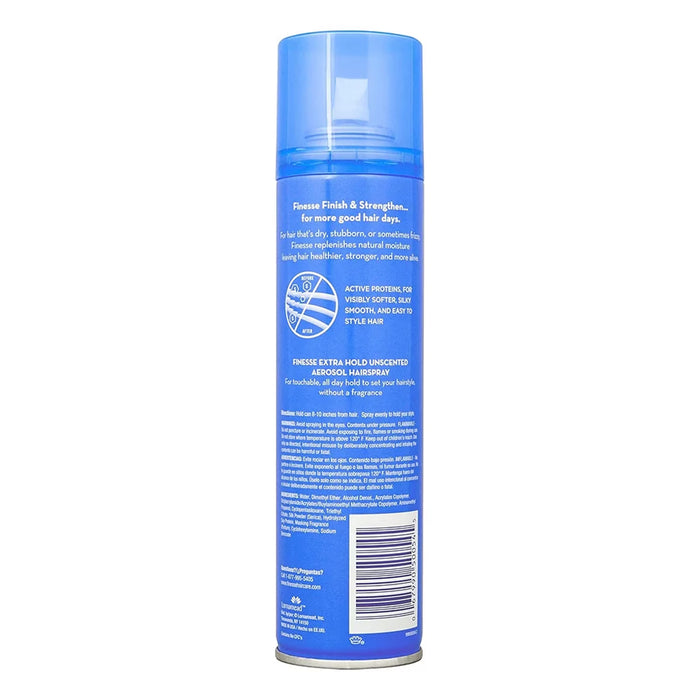 Finesse Extra Hold Unscented Hair Spray - 7 oz - 12 Pack