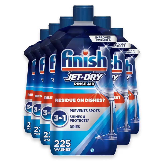Finish Jet-Dry Dishwasher Rinse Agent - 23 oz - 6 Pack