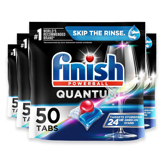 Finish Quantum Dishwasher Detergent Tabs - 50 Ct - 4 Pack