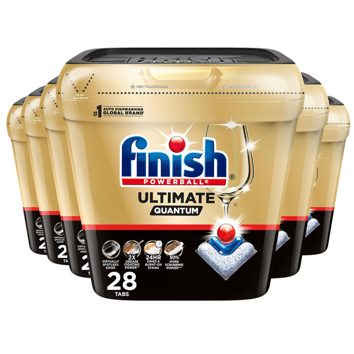 Finish Ultimate Dishwasher Detergent Tabs - 28 Ct - 6 Pack