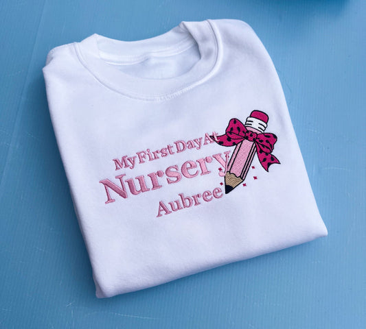 First Day at Nursery Sweatshirt