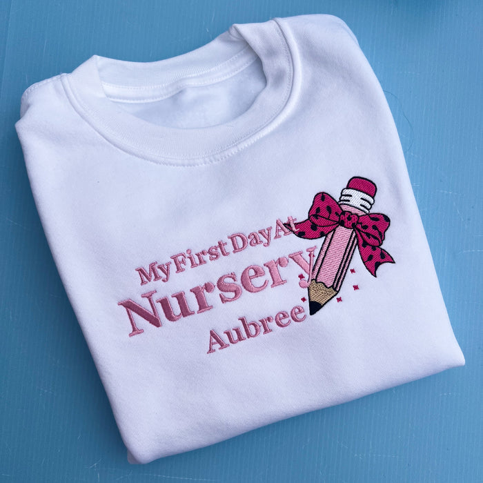 First Day at Nursery Sweatshirt