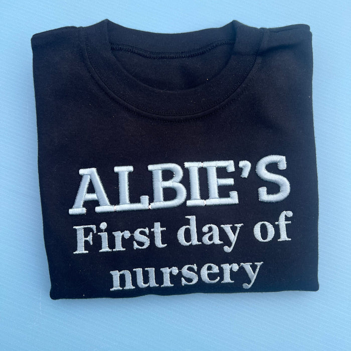 First day or Nursery