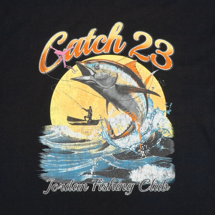 Jordan Fish Graphic Short Sleeve Tee 'Black White'