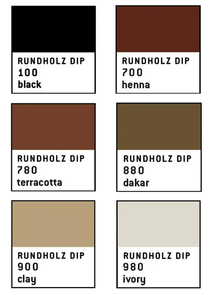 RUNDHOLZ DIP colour chart