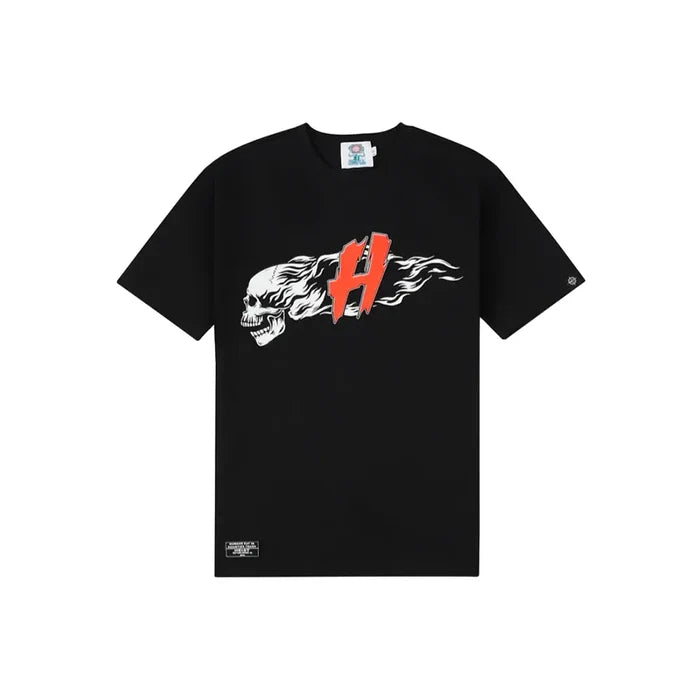 Flaming Skull Tee 'Black'