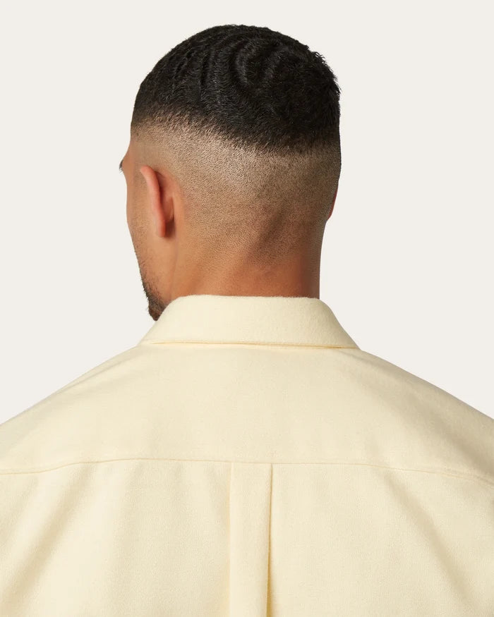 Flannel shirt Butter Yellow