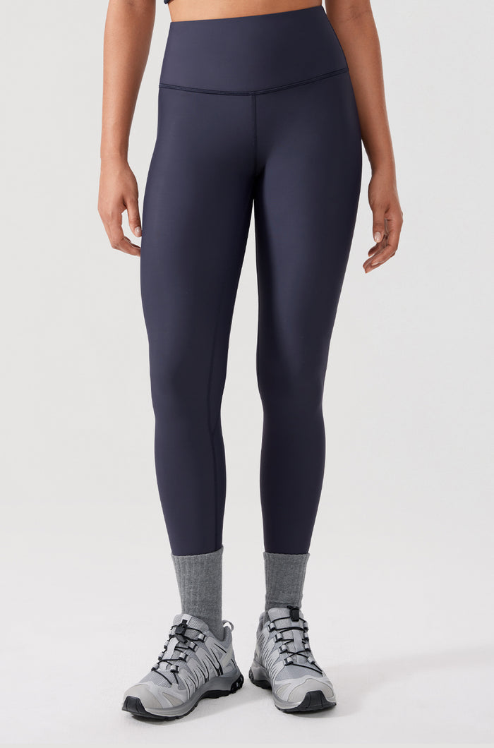 Women's Fleece Lined Leggings 28" Navy
