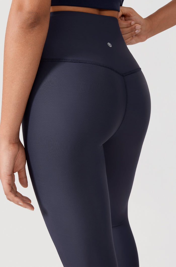 Women's Fleece Lined Leggings 28" Navy