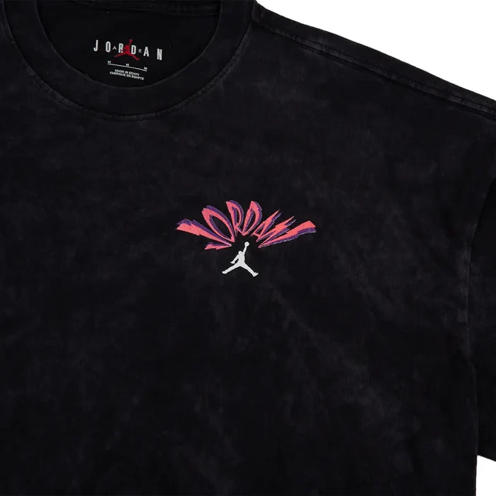 Jordan Flight Reis Fear Short Sleeve Crew Tee 'Black White'