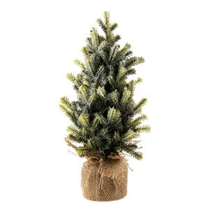 Flocked Pine Spruce Tree