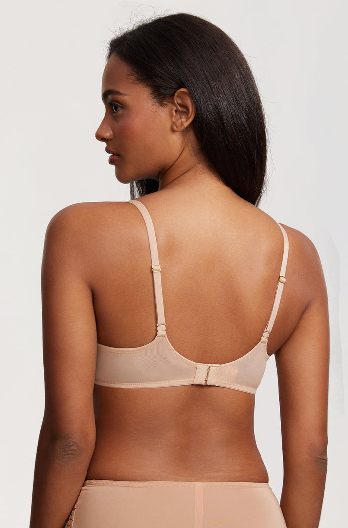 Floral Lace Balconette Bra