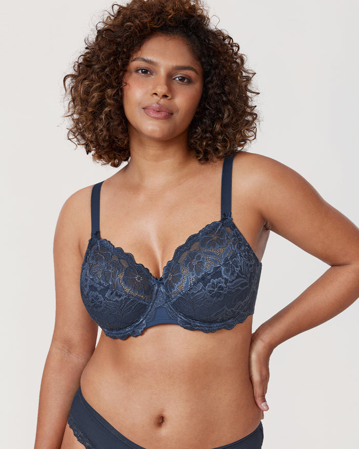 Women's Floral Lace Underwired Bra Sargasso
