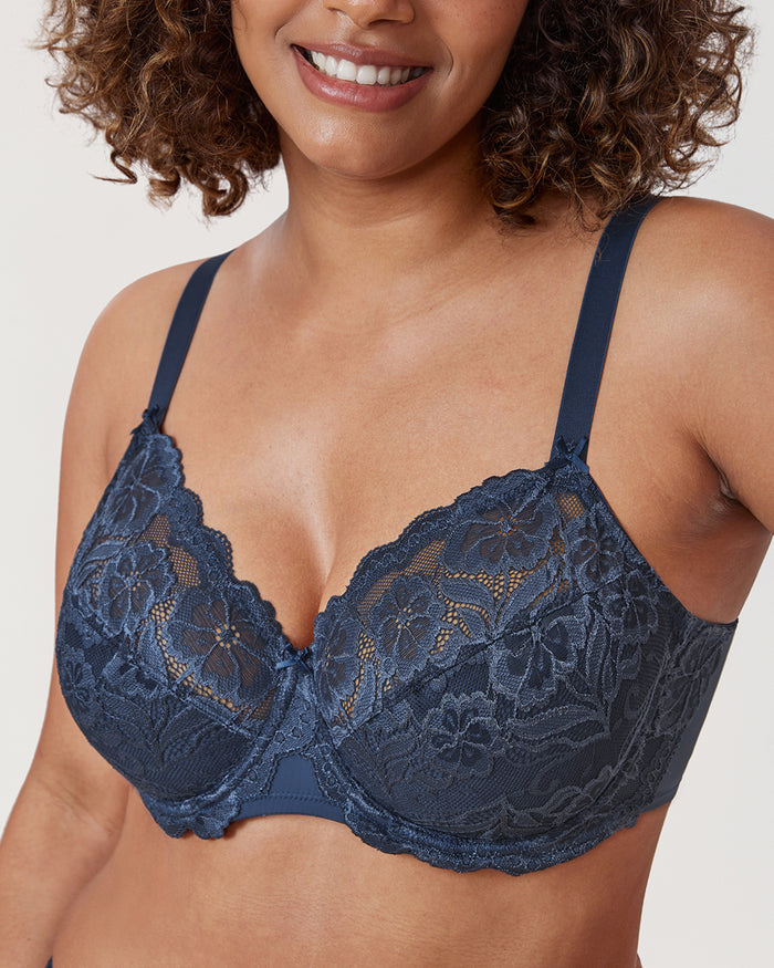 Women's Floral Lace Underwired Bra Sargasso
