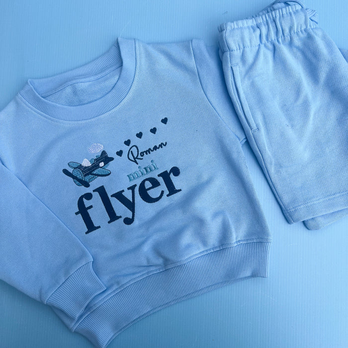 Flyer Blue Jumper & Short Set