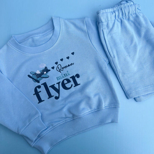 Flyer Blue Jumper & Short Set