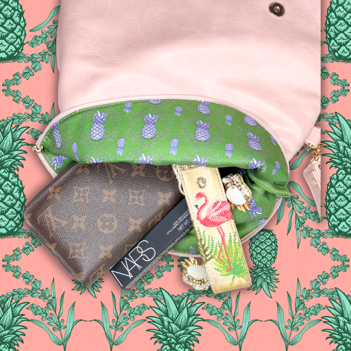 Fold Over Clutch Pnk