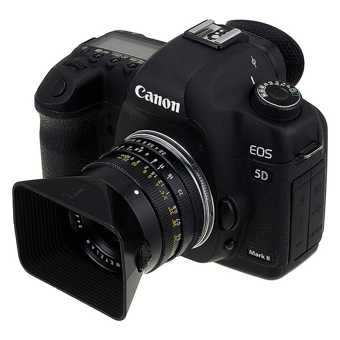 Fotodiox Lens Mount Adapter - Leica R SLR Lens to Canon EOS (EF, EF-S) Mount SLR Camera Body