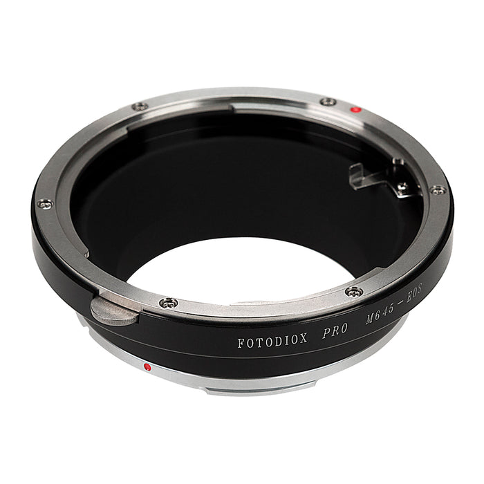 Fotodiox Pro Lens Mount Adapter - Mamiya 645 (M645) Mount Lenses to Canon EOS (EF, EF-S) Mount SLR Camera Body