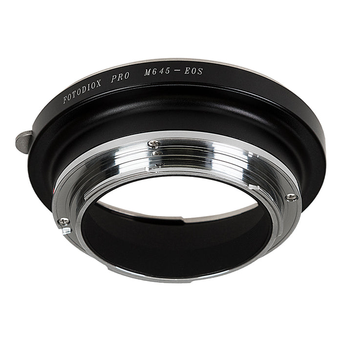 Fotodiox Pro Lens Mount Adapter - Mamiya 645 (M645) Mount Lenses to Canon EOS (EF, EF-S) Mount SLR Camera Body