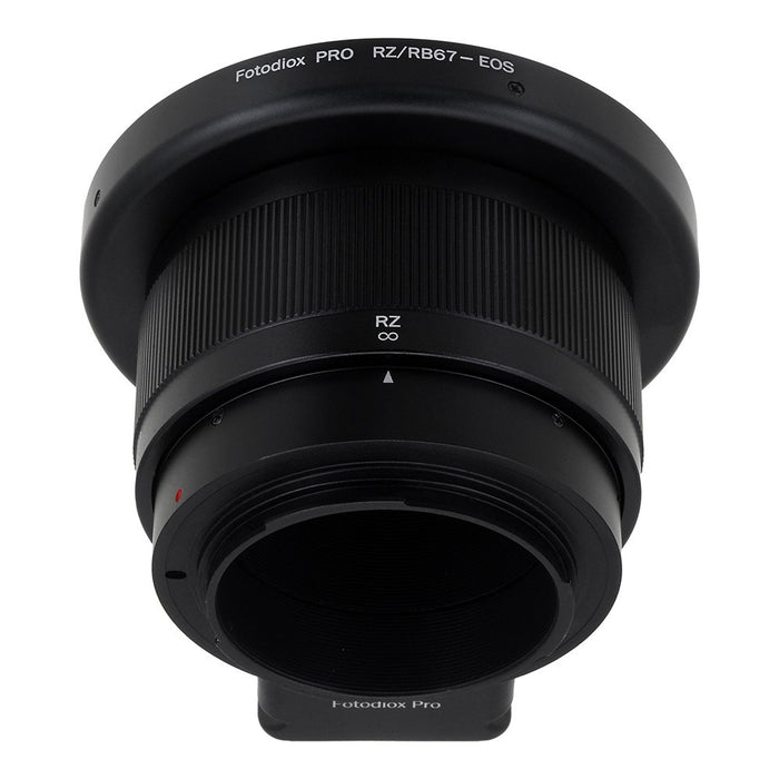 Fotodiox Pro Lens Mount Adapter - Mamiya RB67/RZ67 Mount Lens to Canon EOS (EF, EF-S) Mount SLR Camera Body with Built-In Focusing Helicoid