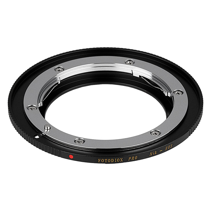 Fotodiox Pro Lens Mount Adapter - Nikon Nikkor F Mount D/SLR Lens to Canon EOS (EF, EF-S) Mount SLR Camera Body