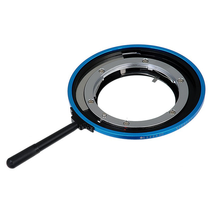 Fotodiox Pro Lens Mount Cine Adapter - Nikon Nikkor F Mount G-Type D/SLR Lens to Canon EOS (EF, EF-S) Mount SLR Camera Body with Built-In Aperture Control Handle