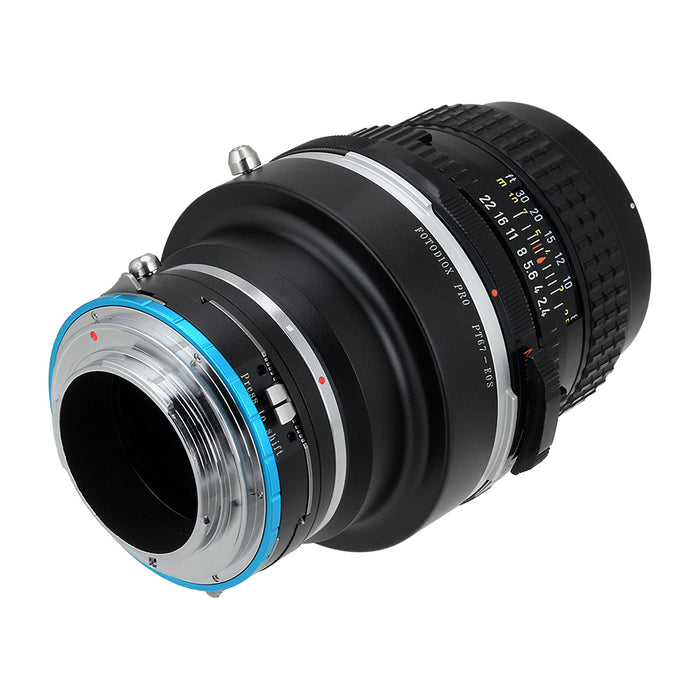 Fotodiox Pro Lens Mount Shift Double Adapter - Pentax 6x7 (P67, PK67) Mount SLR Lens to Sony Alpha E-Mount Mirrorless Camera Body