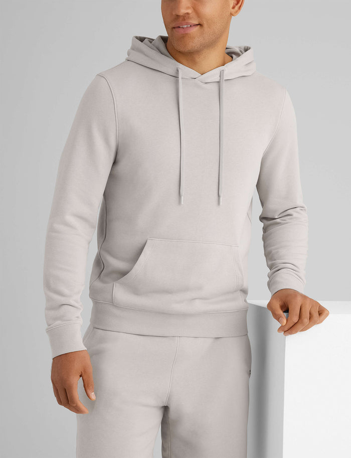 French Terry Hoodie::Silver Gray