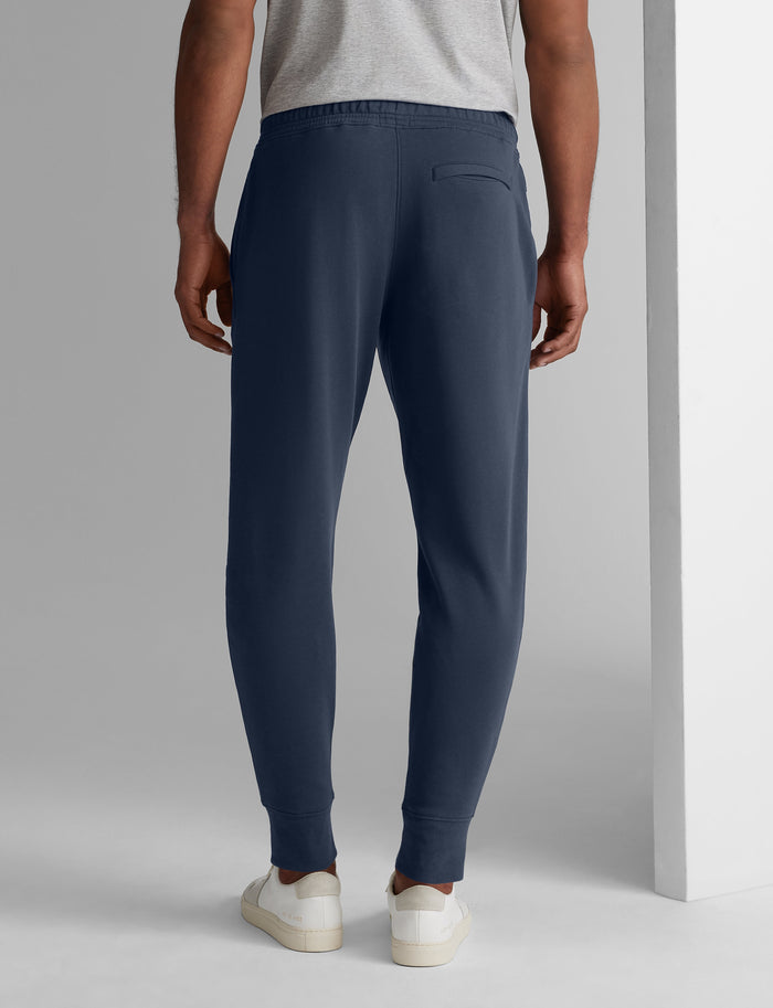French Terry Jogger::Dress Blues
