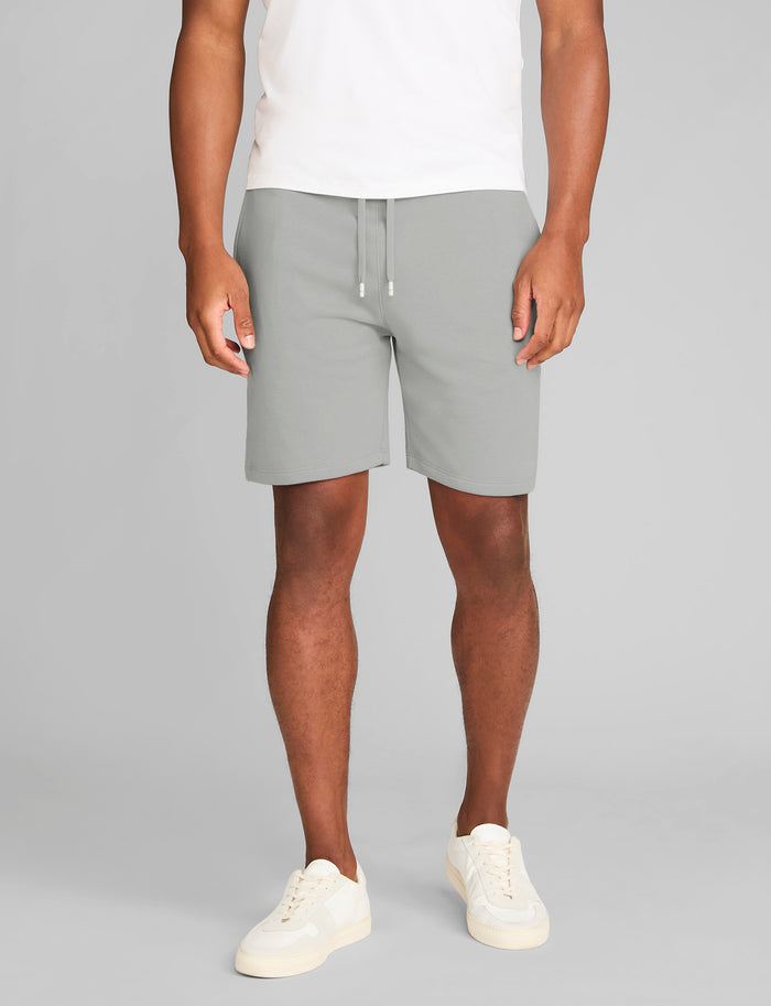 French Terry Short::Limestone