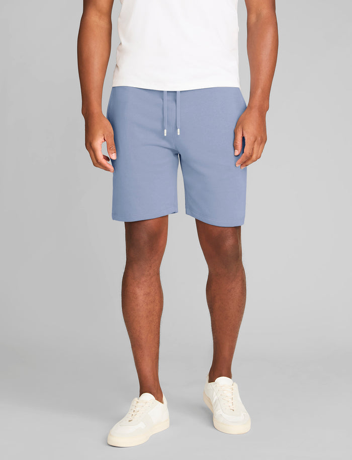 French Terry Short::Country Blue